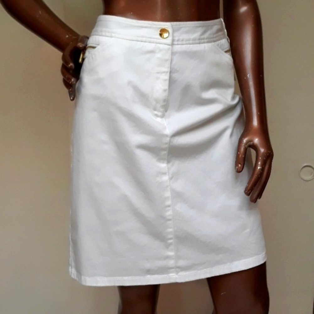 NWOT Jones New York White Pencil Skirt